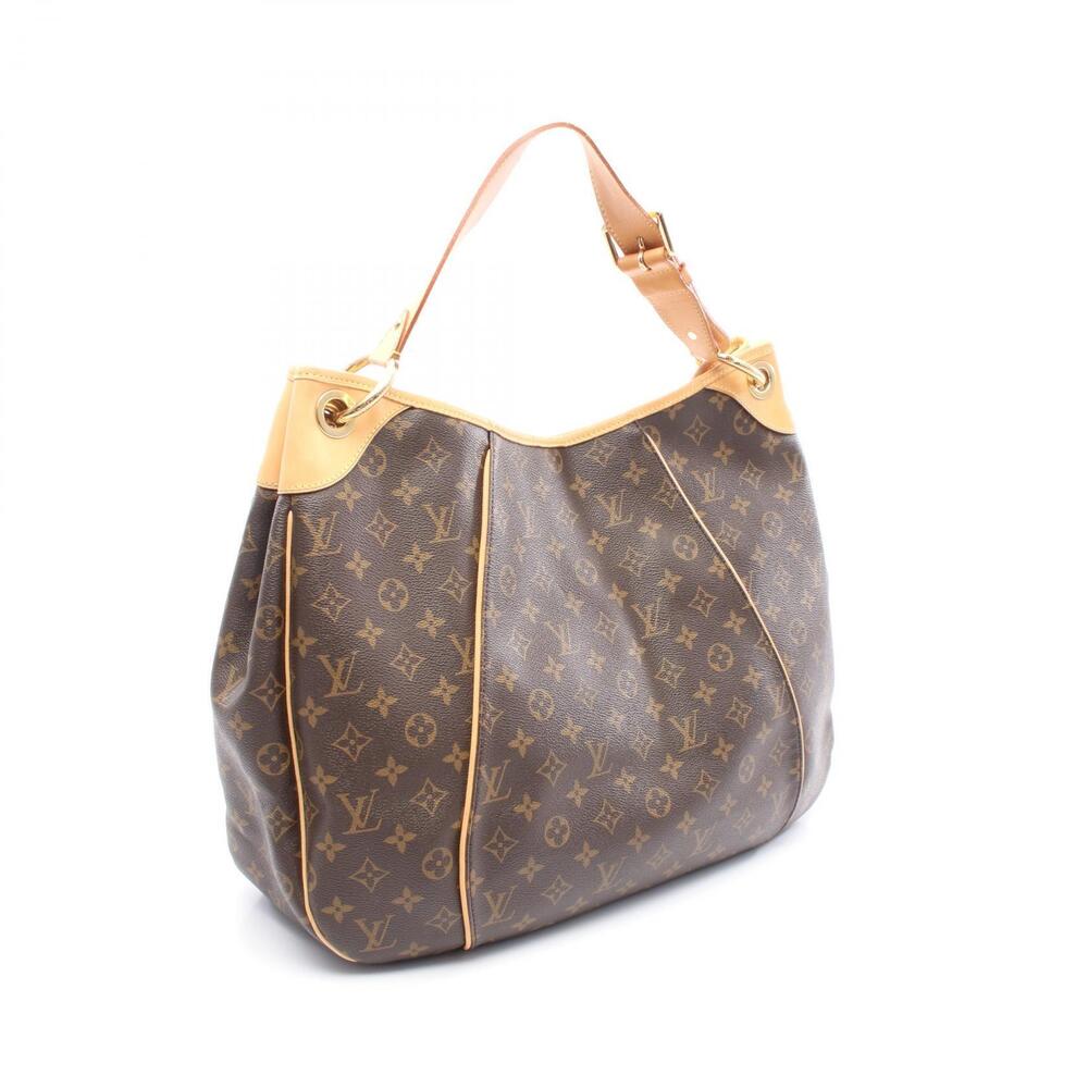 Louis Vuitton Brown Galliera Canvas Leather Shoulder Bag Monogram